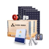 Allrun 80kw 90kw 100kw 120kw 150kw 200kw 400kw Complete Grid Tie on Grid Commercial Use Solar System