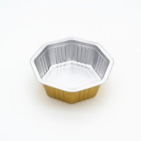 Food Grade Octagon Disposable Aluminum Foil Trays