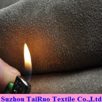 Microfiber Suede with Fireproofing for Upholstery Fabric