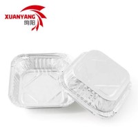 Food Grade Serving Take Away 6'' Square Pan Aluminum Foil Container