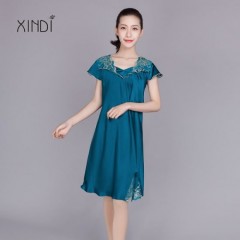 Silk Nightgown 100% Silk Dress Pure Silk Princess Collection Sleepwear图1