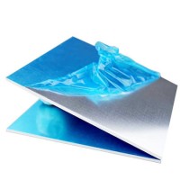 Mill Finish Aluminum Sheets with Blue Film Sample Decoration Material