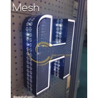 Mesh Light Channelume of Signage Letter Edge