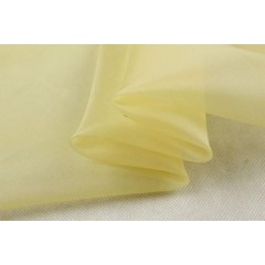 100 Pure Silk Fabric Organza Textiles 5.5m/M Ivory Cream图1