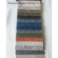 Home Textile with New Colorful Linen Looking Piece Dye Fabric for Sofa and Furniture Fabric