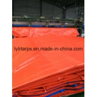 Orange/Blue PE Tarpaulin Cover  Poly Tarp Sheet