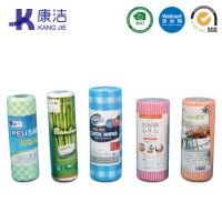 Big Roll of Nonwoven Fabric Multi Purpose Cleaning Wipe Baby Tissue Cleaning Cloth Towel Fabric