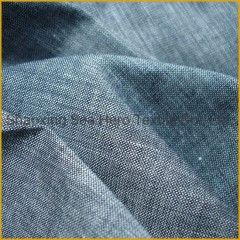 Linen/Cotton Chambray Yarn-Dyed Fabric图1