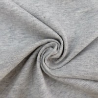 Grey Melange Color 5% Spandex 95% Cotton Lycra Fabric for T Shirt