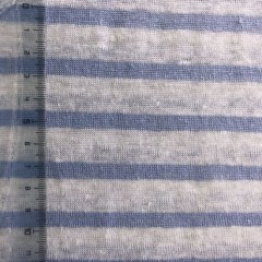 Hot Sale 170GSM 55% Linen 45% Rayon Stripe Fabric图1