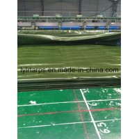 Waterproof China Military Green Plastic Tarpaulin Sheet  PE Tarpaulin