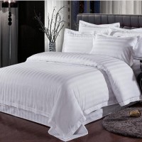 The Hotel Best Cotton Stripe Satin 250tc Single Bedding Set