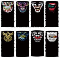 New Sports Digital Printing Skull Seamless Bandana Halloween Scarf