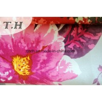 Flower Printed Super Soft Velvet for Sofa  Upholstery