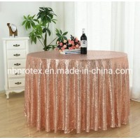 New Sequin Embroidery Table Cover Tablecloth for Wedding Banquet