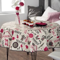 Custom Round PEVA Table Cover