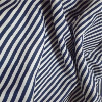 Digital Printed Striping 16mm Silk Cotton Fabric