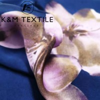 China Factory 16mm Digital Printing 100% Silk Chiffon Fabric Wholesale Printed Silk Fabric Satin Sil