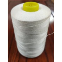 Raw White Fr No 50 Ne 30s/3 Aramid Sweing Thread