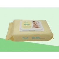 Unscented Cleaning Non-Alcohol Soft Big Pack Pearl Embossed Non-Woven Wet Wipes for Baby (BW-0201)