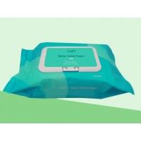 Flushable Disposable Wood Pulp Sterilization Soft Toilet Wet Wipes (SM-0901)