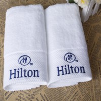 100% Cotton High Quality Terry Towels for Hilton Hotel (DPFT8040)