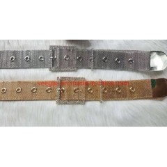 2020-Ladies New Fashion Belt Gold Alloy Belt图1