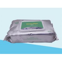 Decontamination Degreasing Hot Sell Big Pack Nonwovens Kitchen Wipes (HK-0201)