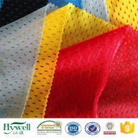 100 Polyester Tricot Mesh Fabric for Bag Clothing Jackets