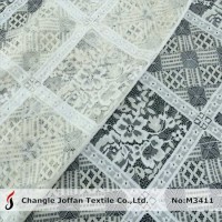 Knitting Fabric Fashion Lace Cotton Lace Fabric for Garment (M3411)