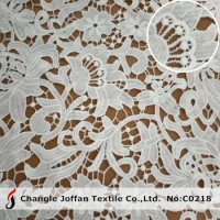 Fashion Fabric Lace Chemical Milk Polyester Lace for Garment (C0218)