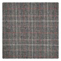 Mj-Wf035D029  Recycle Wool  Woolen Fabric  Check Pattern  Suitable for Coat  Skirt  Short Pant