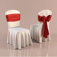 Restaurant Chair Cover with Ruffled (DPFR80134)