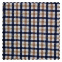 Mj-Wf035D021  Recycle Wool  Woolen Flannel Fabric  Check Pattern  Suitable for Coat  Shirt  Skirt  S