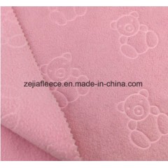 Embossed Mirco Fleece Fabric with Carton Design图1