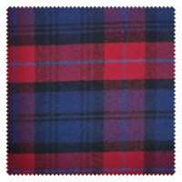Mj-Wf035D010  Recycle Wool  Woolen Melton Fabric  Check Pattern  Suitable for Coat  Skirt  Short Pan
