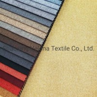 High Quality 100% Polyester Linen Fabric for Sofa Curtain Chair Woven Fabric Suit for Hotel Decorati