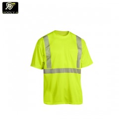 Breathable Microfiber Polyester Workwear Hi Vis Work Tshirt T-Shirt图1