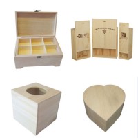 Qingdao Logo Printed Customized Bamboo/Wooden Box for Wine/Storage/Gift/Tea