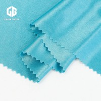 100% Polyester 75D FDY Interlock Fabric with Luster for Dress