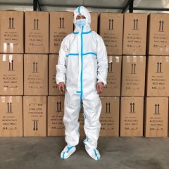 with Feet  Without Feet  Layering Disposable Isolation Clothes Isolation Gown图1