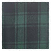 Mj-Wf035D001  Recycle Wool  Woolen Melton Fabric  Check Pattern  Suitable for Coat  Skirt  Short Pan