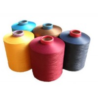 Textile Polyester Yarn DTY Dyed 300d 96f SIM Yarns