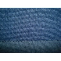 Indigo Blue Twill Stretch Jersey Denim