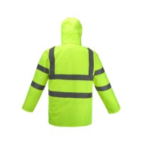 PPE Work Wear Waterproof Reflective Jacket Traffic Safety Raincoat