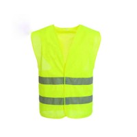 Fluorescent Reflective Workwear Vest for Unisex Adults