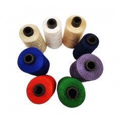 China High Quality Corchet Thread 300d/3 Big Cones Twist Corchet Embroidery Thread for Tassel图1