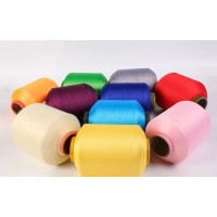 Spandex Yarn Material Lycra Covered Polyester DTY Yarns Yarn