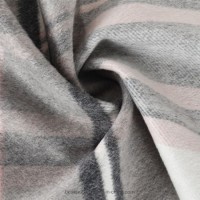 Polyester100% Plaid Wool Fabric for Winter Coat