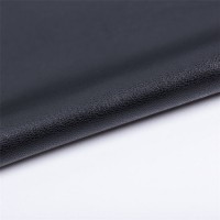 Elastic Knitted Fabric Backing Garment Trousers Use PU Leather